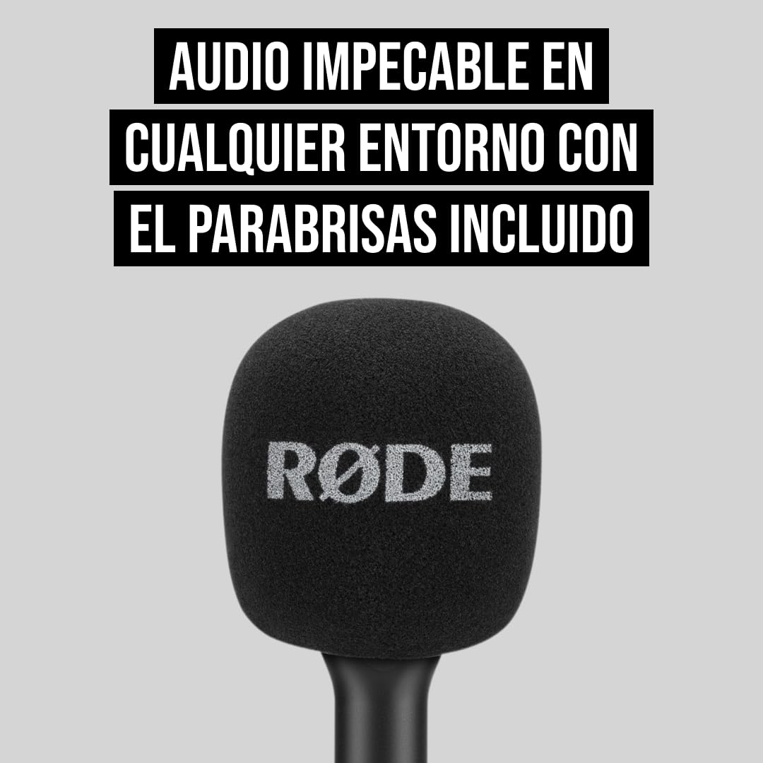 Stereo VideoMic Pro de RØDE - Versátil micrófono estéreo para uso en cámara con dos cápsulas de ½ pulgada en disposición fija X/Y para filmaciones, creación de contenidos y grabación en localizaciones