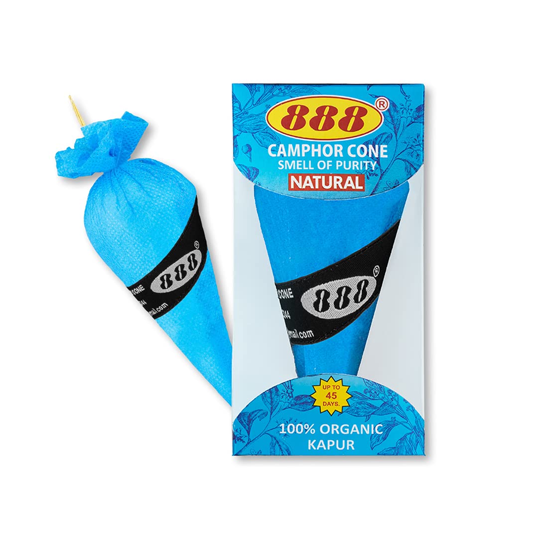 888 CAMPHOR CONE Natural Fragrance Natural, Air Freshener for Room