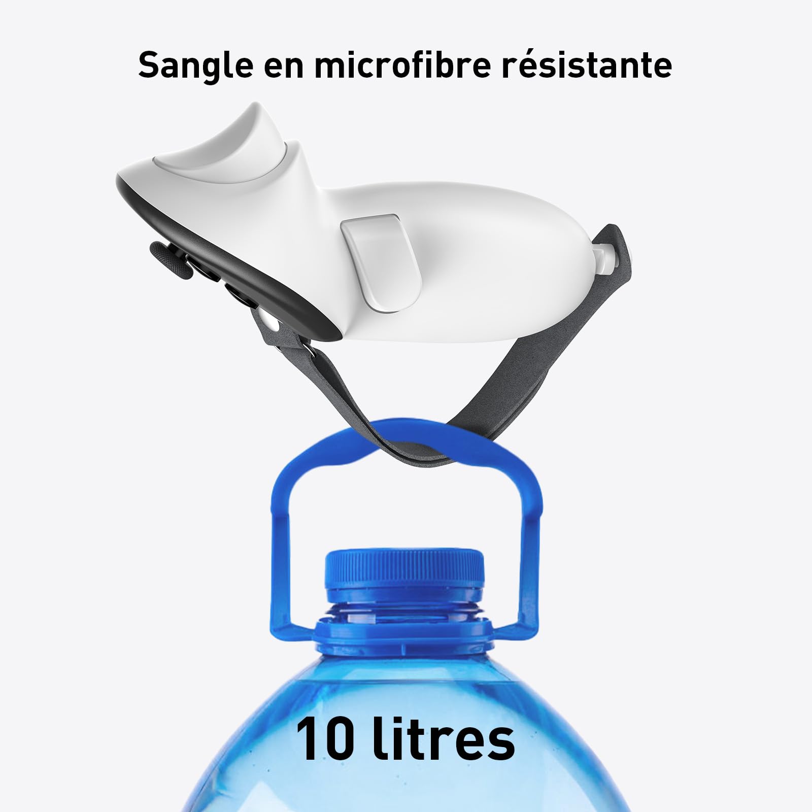 PRISMXR Poignées de contrôleur compatible avec Meta Quest 3/3S, dragonne souple réglable qui s'adapte à différentes tailles de main (convient pour Carina D1/ Carina D1S)