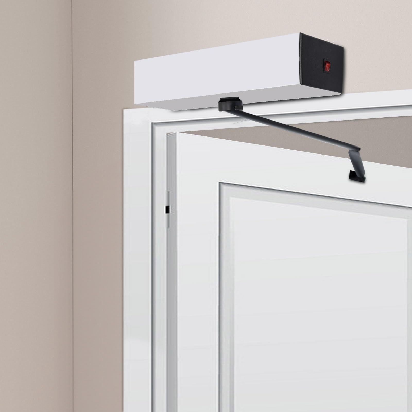 Kit de apertura de puerta automática para puertas de madera, metal o marco de madera, capacidad de carga máxima: 150 kg
