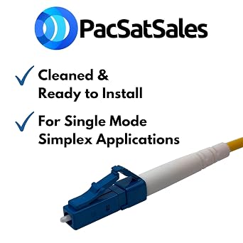 1M / 3ft LC to LC Fiber Optic Cable - 10 Pack - Bulk Contractor Series - Simplex - Single Mode