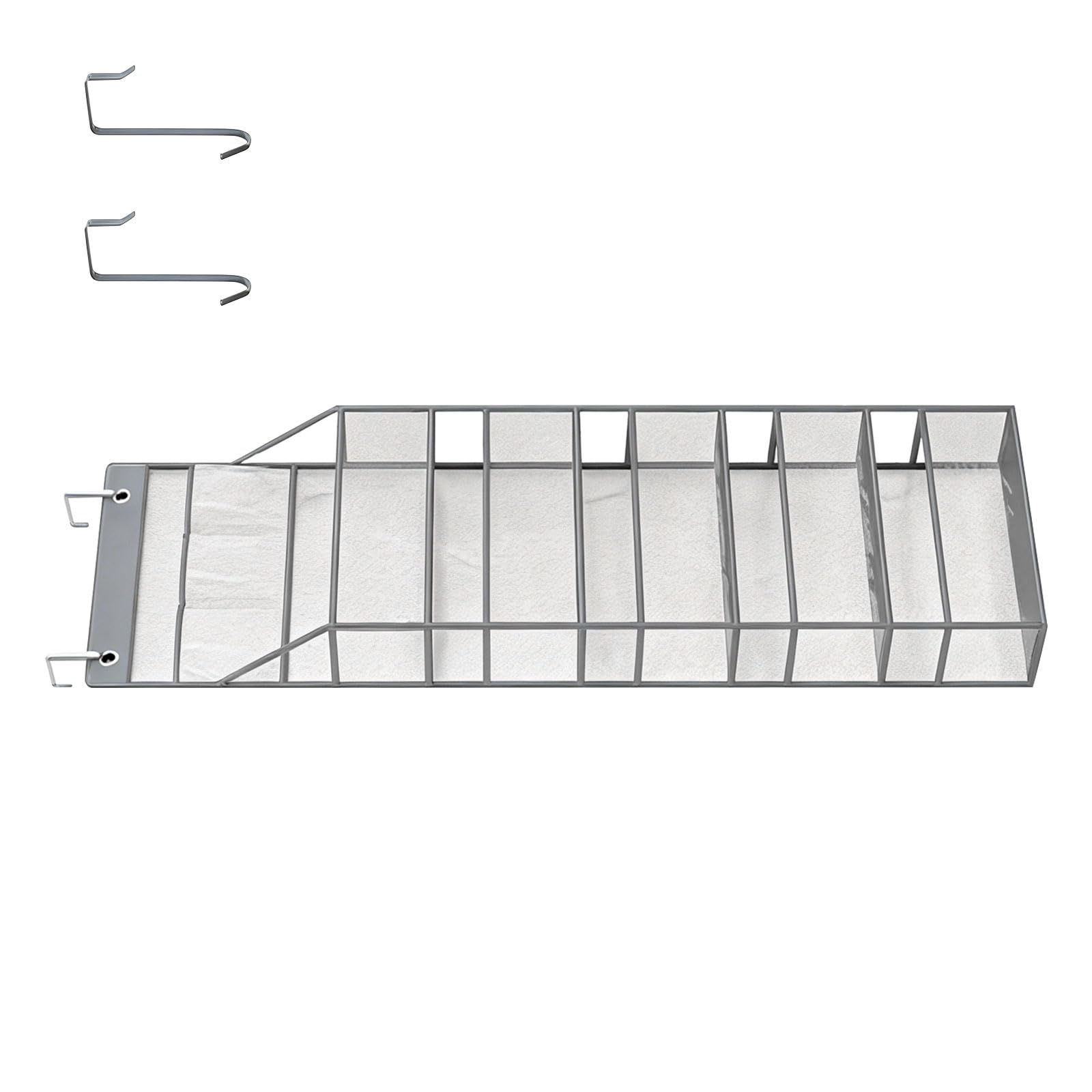 Piceioep Visible Wall Mount Storage Featuring Multi-Layer Pockets for Bathroom and Kitchen Waterproof PVC Storage Pouches