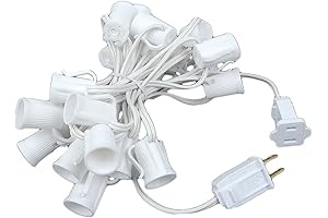 Create a Cheerful Ambiance with our 25-Foot C9 Light Stringer