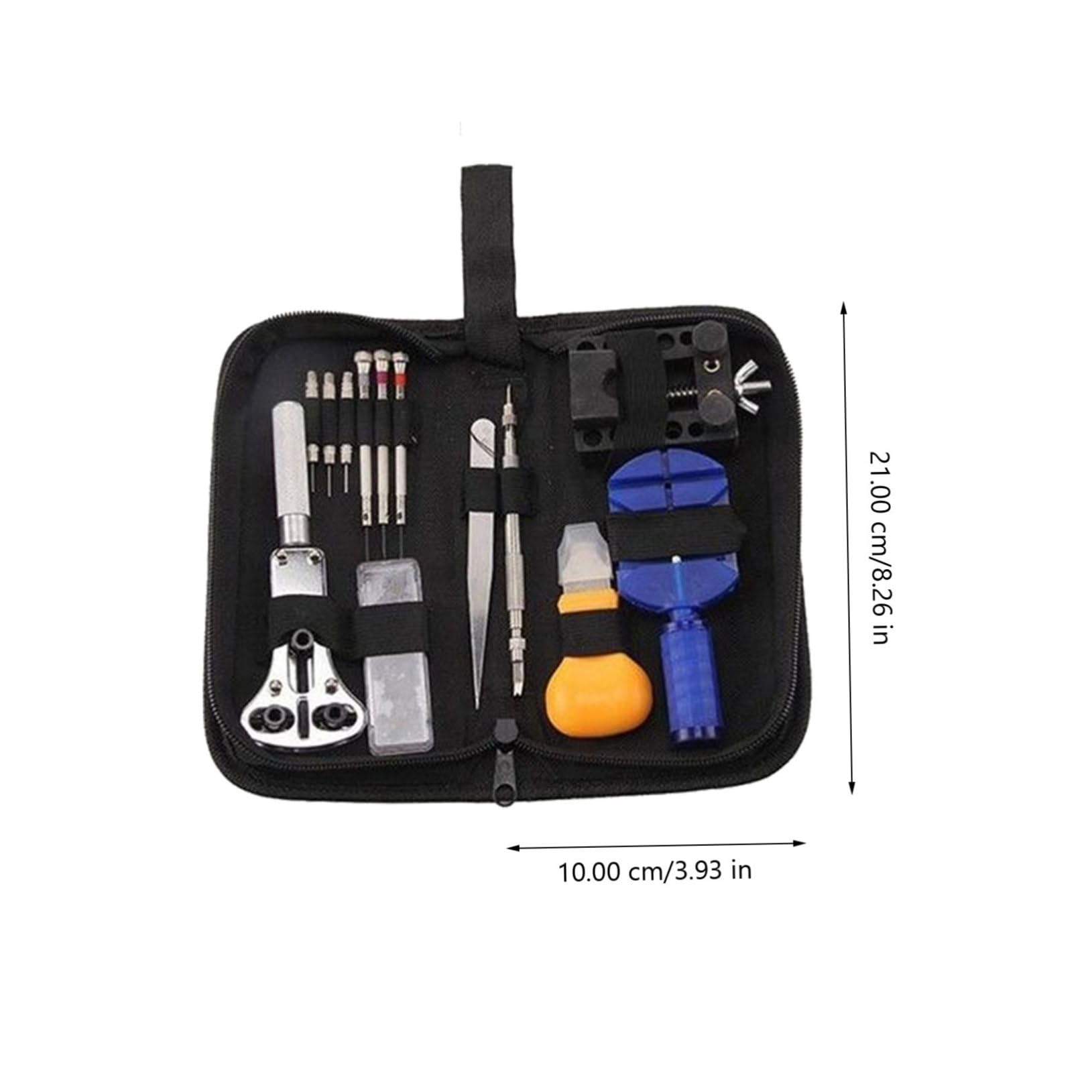 409 Piezas Kit de Herramientas de reparación de Relojes Herramienta de Correa de Reloj eliminación del Enlace del Reloj Kit reparación Relojes Atornillador de bateria Reloj abridor