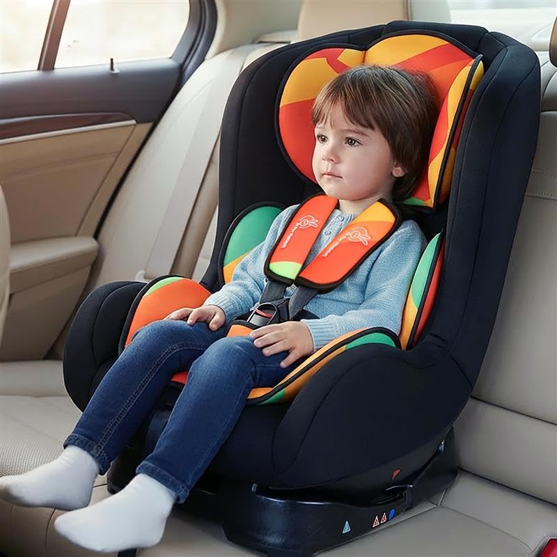 R for Rabbit Convertible Baby Car Seat Jack N Jill ECE R44/04 Safety Certified Car Seat for Kids of 0 to 5 Years Age with 3 Recline Position (Multi Color)|1 Count