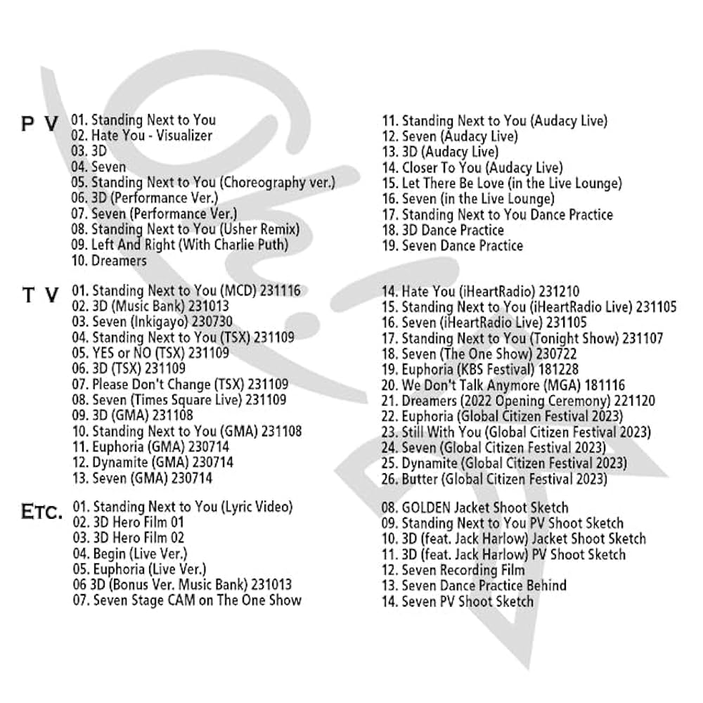 Amazon | Blu-ray バンタン JUNGKOOK 2枚SET 2023 SPECIAL