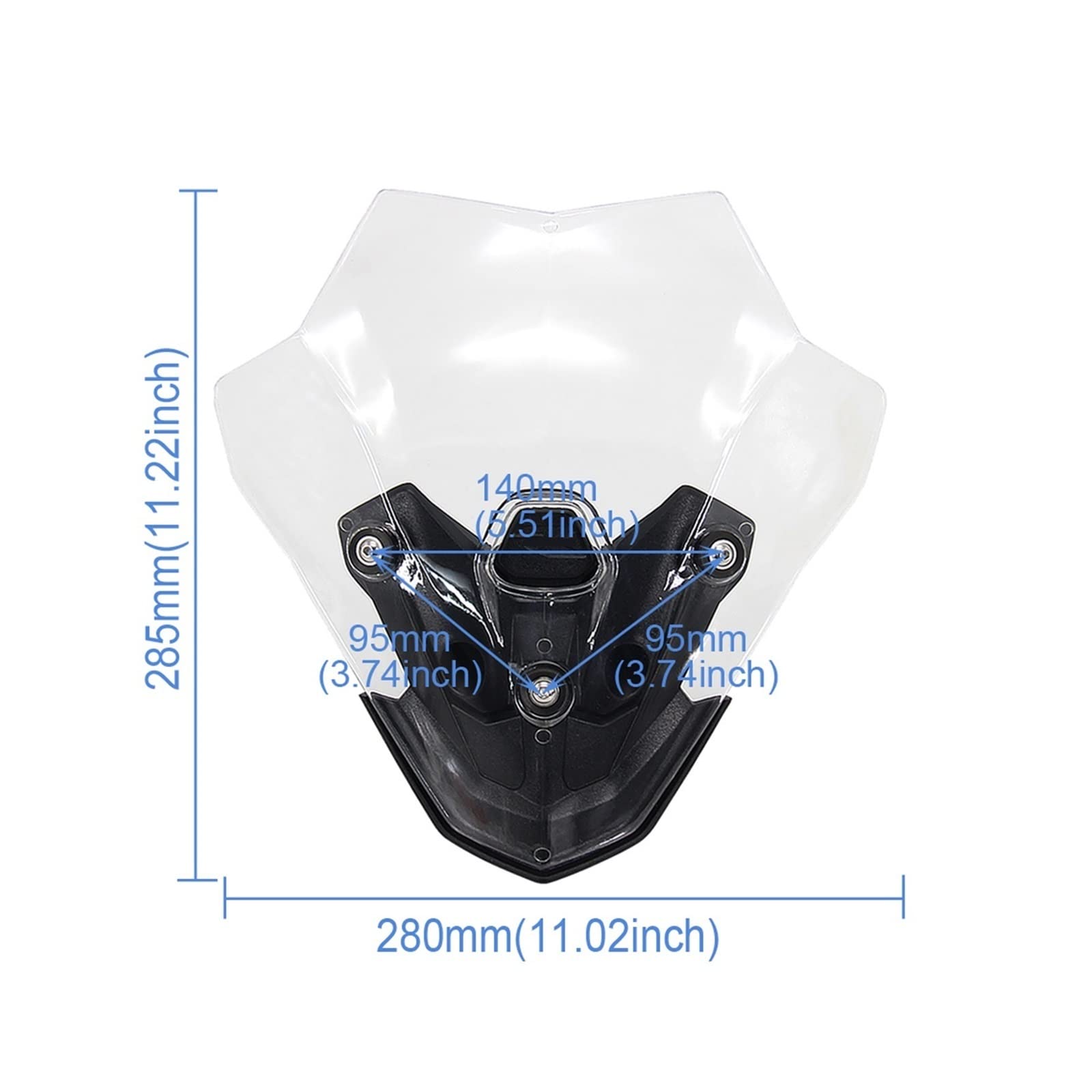 Luftabweiser Für BMW F900R F 900 R F900R 2020 2021 - Motorradzubehör Windschutzscheibe Deflector Protector Schirmabweiser (Farbe: 11)