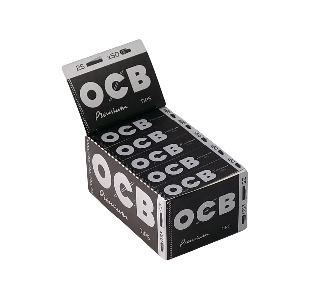 OCB Filter tips Perforated Slim Filter tips 3 Boxing (75 Booklets)