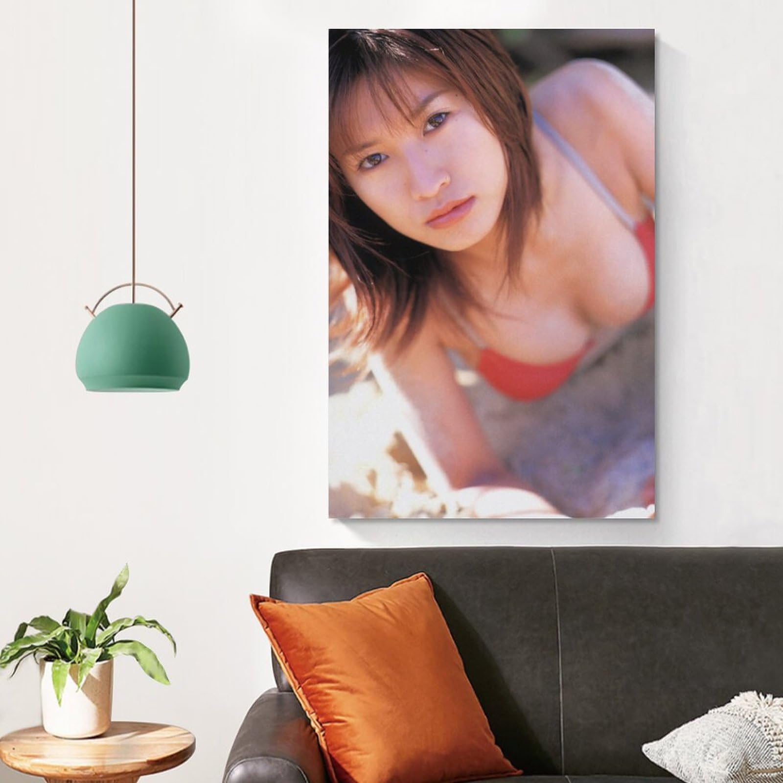 Amazon.co.jp: 森下千里写真ビキニ水着ポスター キャンバス 芸術