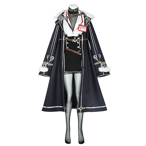 ZBQYGO Anime Houshou Marine Cosplay Costume Women Suit Dress Coat Outfit - Female - Large