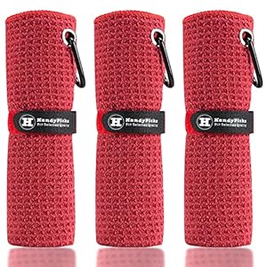 Handy Picks Mikrofaser-Golf-Handtuch 40,6 x 40,6 cm