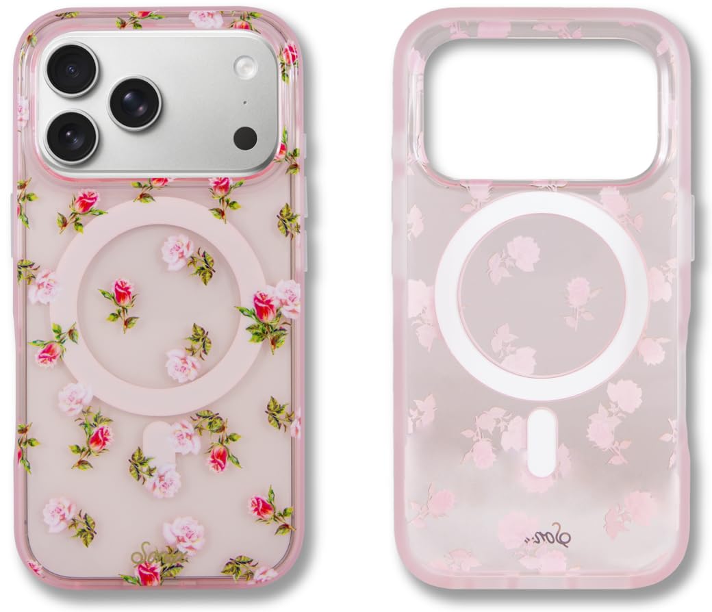 Sonix Case for iPhone 17 Pro | Compatible with MagSafe | 10ft Drop Tested | Roses are Red