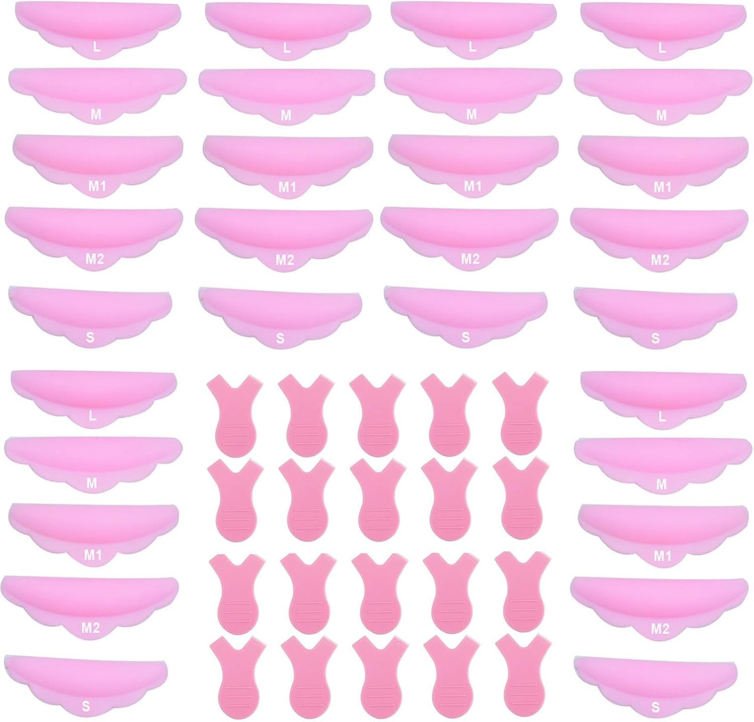 40 Pcs Silicon Curlers Shields Pads Lash Lift kit Lash Lift Pads Lash
