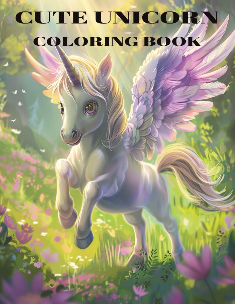 Cute Unicorn Coloring Book: Adorable and whimsical unicorns that will spark the imagination and creativity of young artists