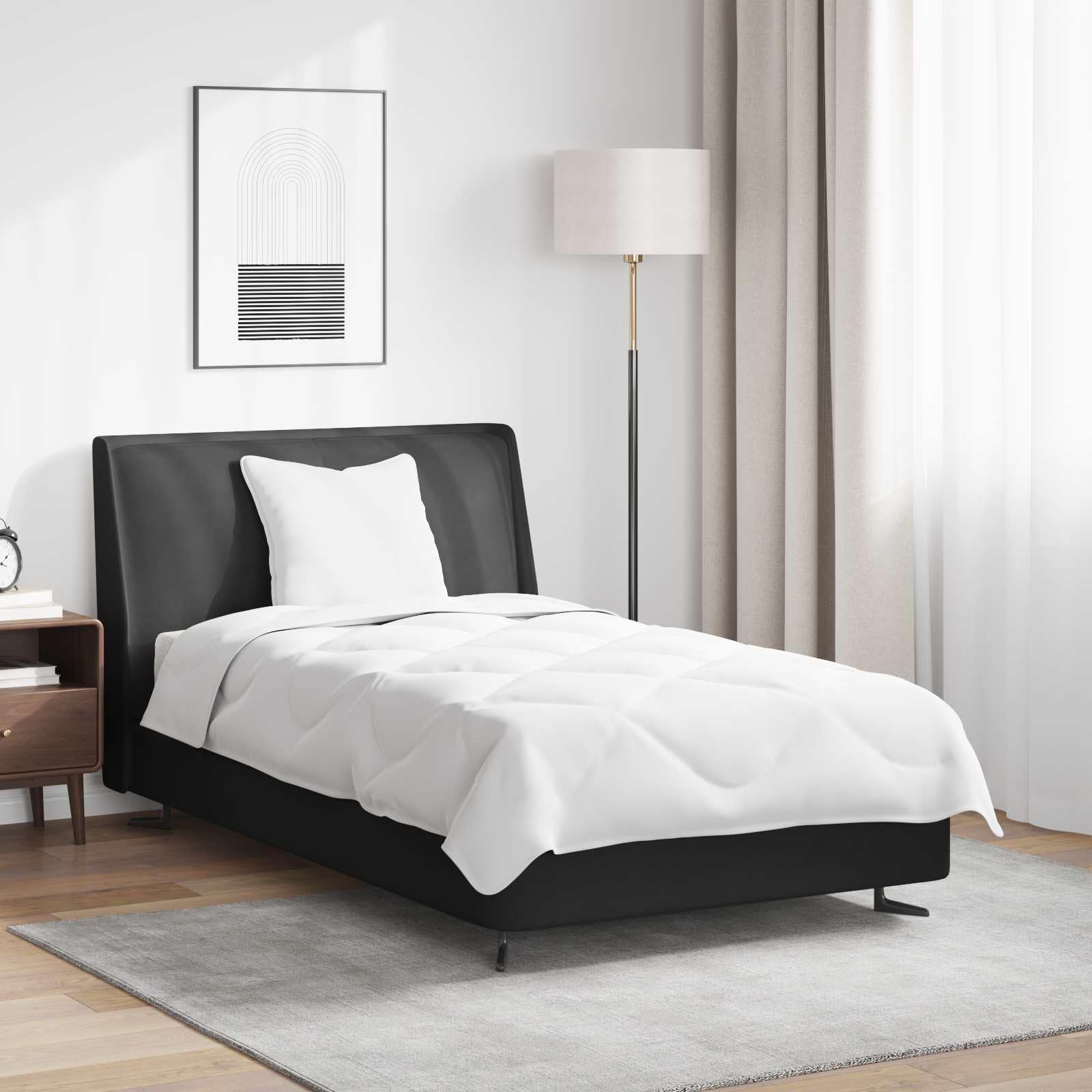 Generico Duvet Estivo con Cuscino 2 PCS Bianco Microfibra,Casa e Giardino,Biancheria,Lenzuola e Coperte,Bianco,3 kg,3376406