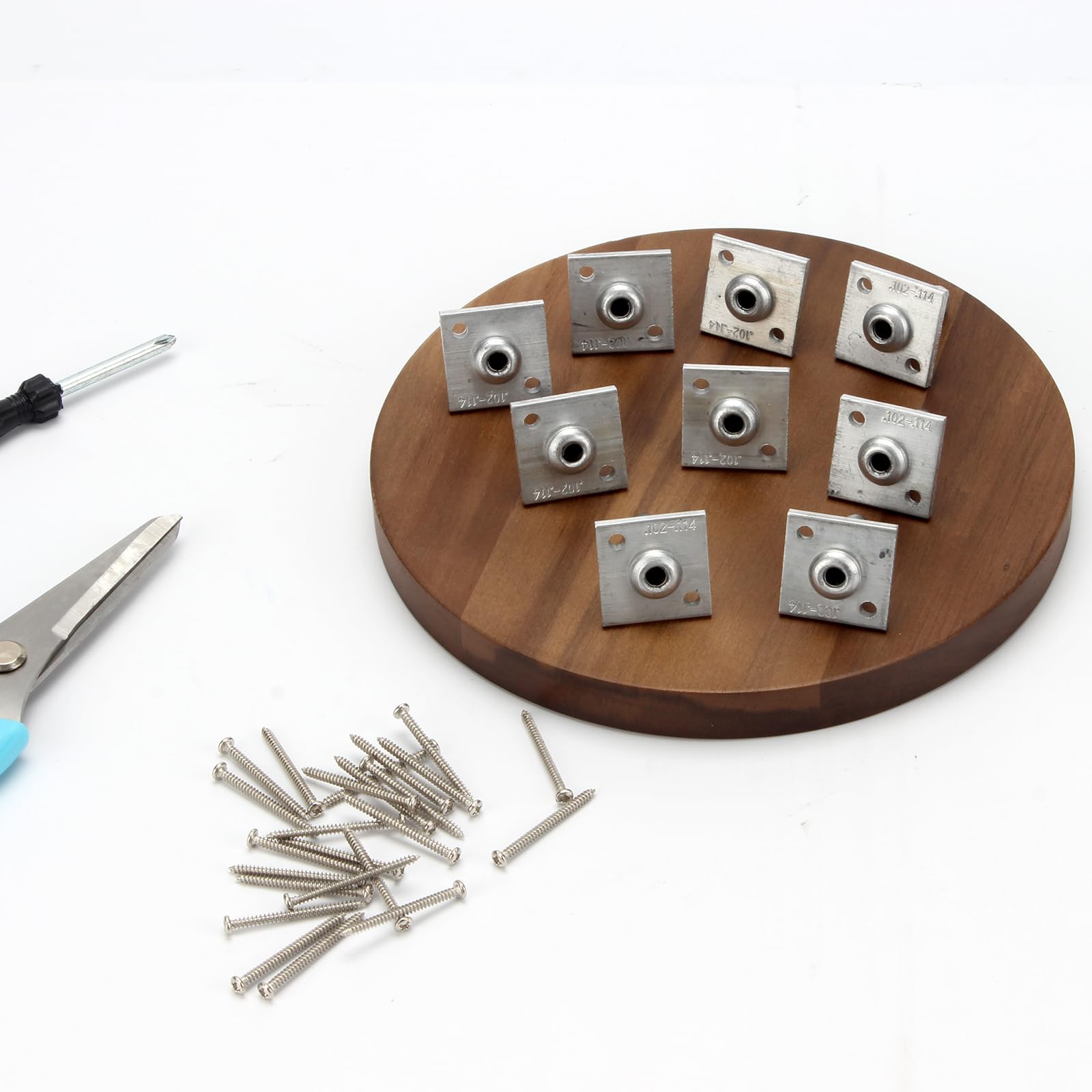 8 Stück Anker Drahtstock & 2 Rollen Verzinkter Draht – Für Rankgitter, Zäune & DIY | 12,5 Gauge