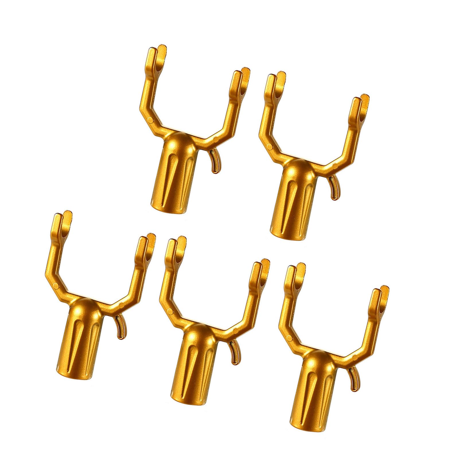 Shurhome Sturdy Aluminum Garment Hanger Hook Accessory Thickened Construction Long Time Use Durability Aluminum Clothes Hook