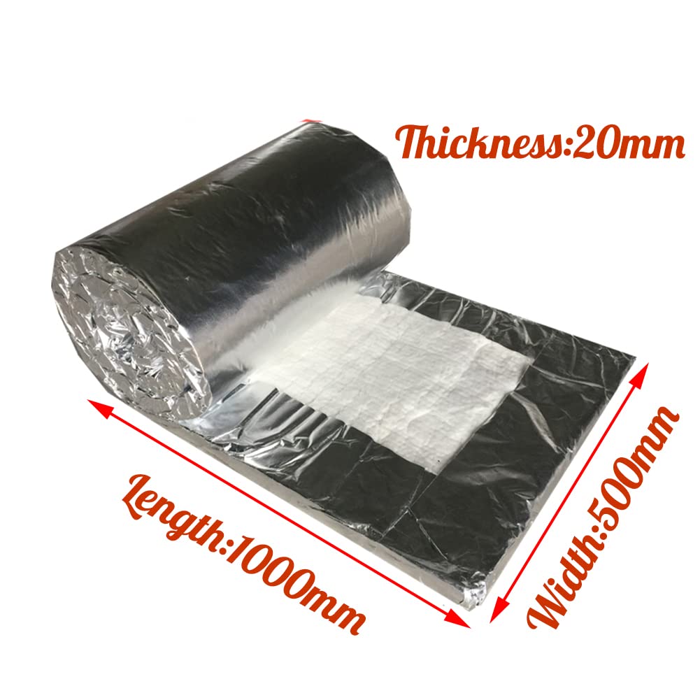 Keramikfaser Papier 50 Blatt - Hitzebeständig Für Ofen & Glasfusing