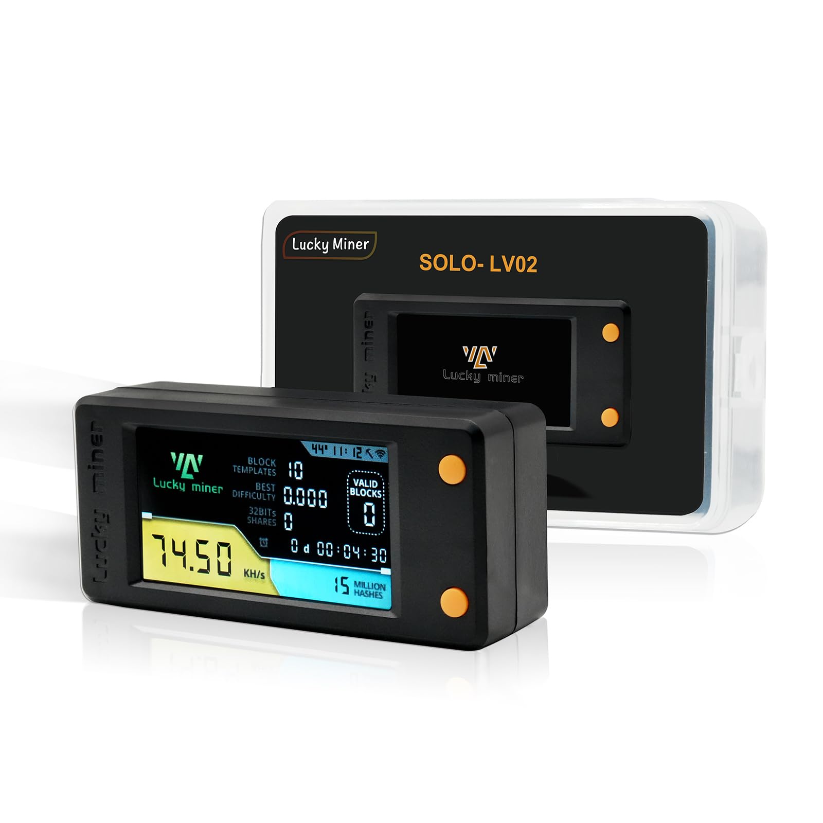 Amazon.com: Bitcoins Miner USB Lucky Miner V2 for Home Use 250KH/S 1W Mini  Display Crypto Miner Solo Lottery Miner with Low Power Consumption 2.4GWiFi  Connection, and USB-C Power : Electronics