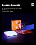K&F CONCEPT 82mm Centerfield Split Diopter Filter Double Glass Special Effect Camera Lens Filter (Nano-B Series)