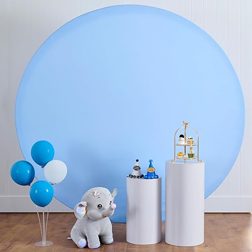 75 pies de fondo redondo blanco para fiesta de cumpleaños boda baby shower foto y decoración