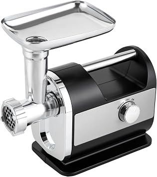 Electric Meat Grinder,800W Industrial Meat Mincer with 6 Attachments,Heavy Duty Meat Grinder,Sausage Stuffer Maker for Home Kitchen Use