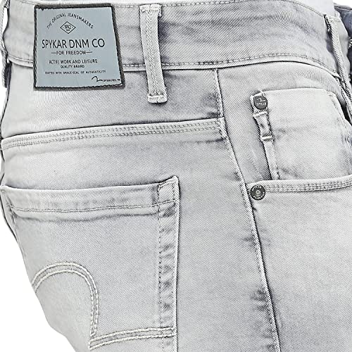 Image of Spykar Men's Slim Fit Low Rise Casual Jeans