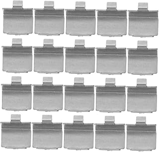 WATIIFUFU 20 peças de suporte de geladeira ganchos de prateleira de freezer ganchos de prateleira de refrigerador clipe de prateleira de aço inoxidável suporte de geladeira suporte de geladeira clipes de prateleira de freezer de aço inoxidável fivela