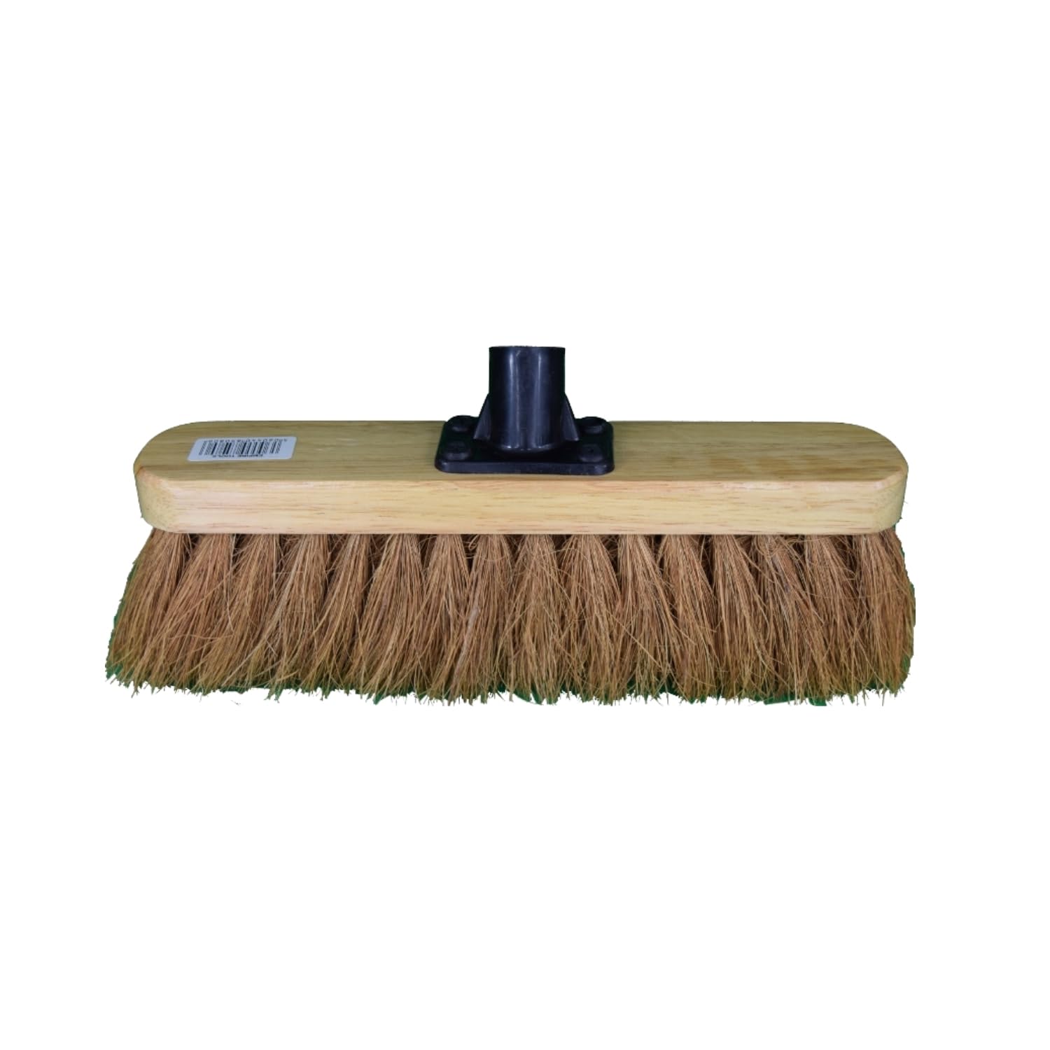 Homeshopa.com Soft Coco Varnish Homeshopa 12 Inch Indoor Outdoor Sweeping Broom Head, Heavy Duty Cleaning Brush For Any Surface Wooden Floor Decking And Paving Slabs