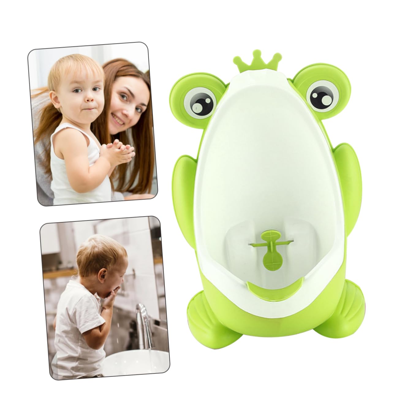 Orinal Infantil de Pared Ajustable en Altura, Pp Verde