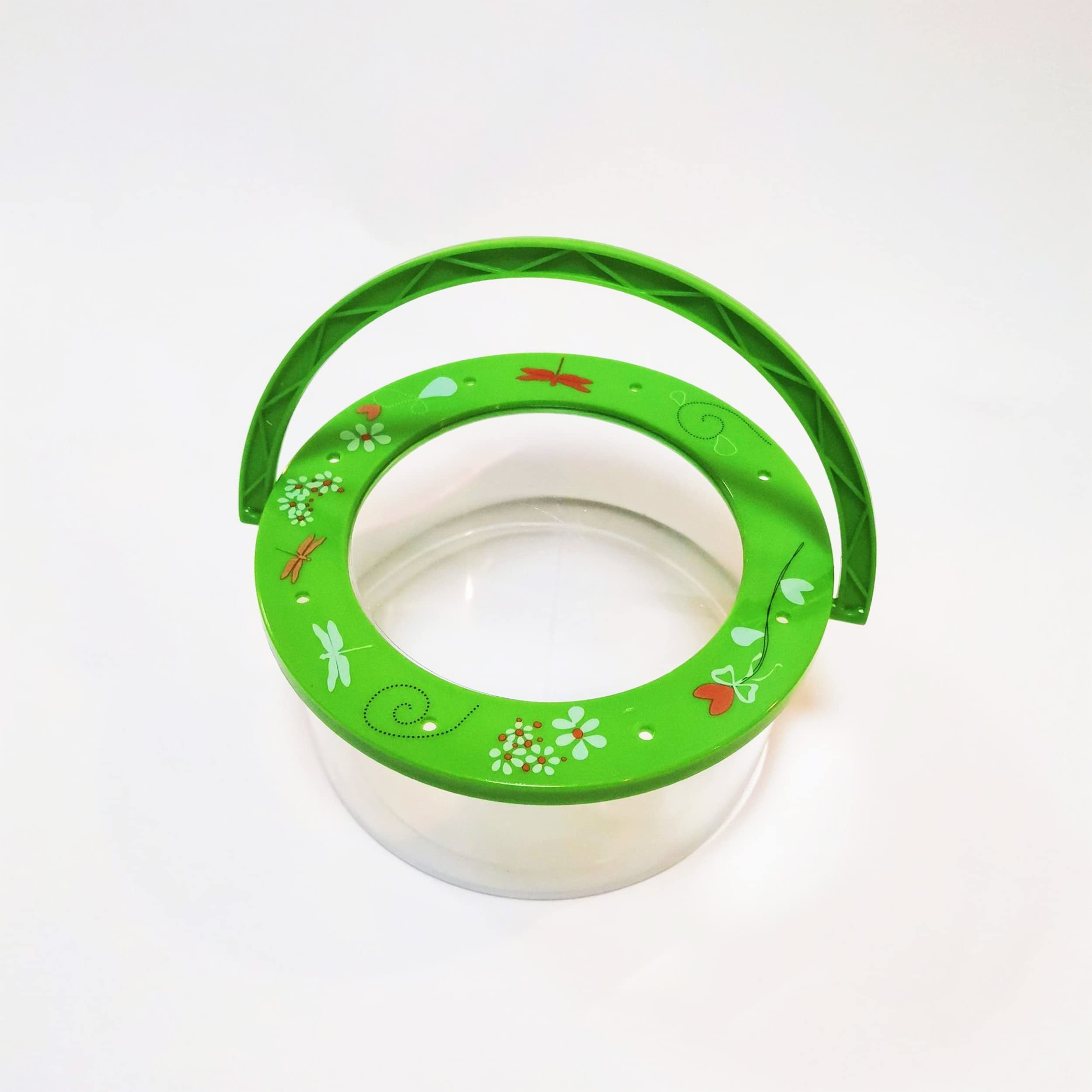 Explorers Bug Jar, 3× Magnifier, Insect Observation Kit Built-in 15cm Ruler, Explorer Bug Catcher Kit for Kids Bug Cage Insect Catcher Box, Bug Cage with Magnifying Glass