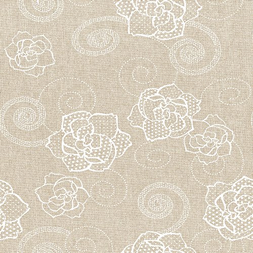 Mantel de hule, rectangular 140 x 200cm Beige