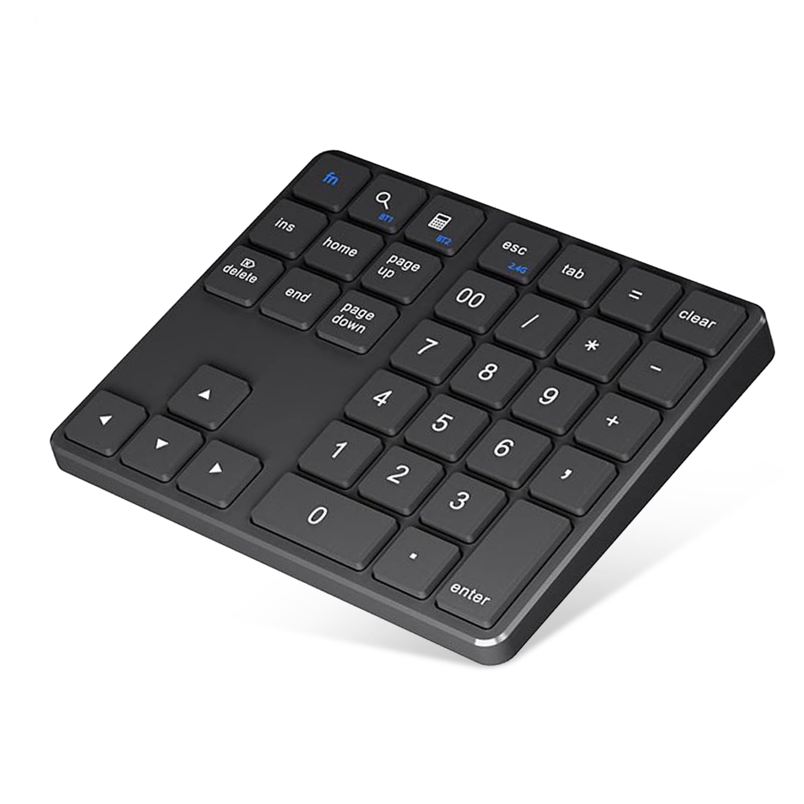 Gugxiom Teclado numérico Bluetooth, teclado numérico de 2,4 G, 35 teclas, teclado