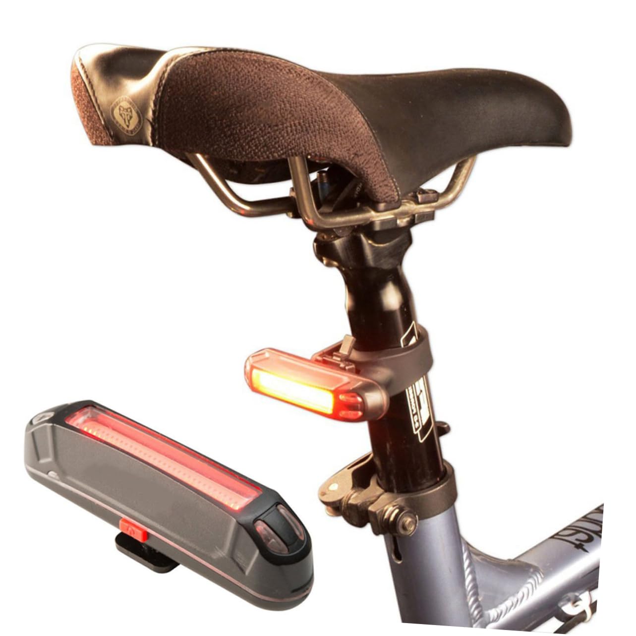 Yardwe Led Cycle Light Kit Bike Rear Light Waterproof Rechargeable 50ft Visibility Easy to Use for All Bikers