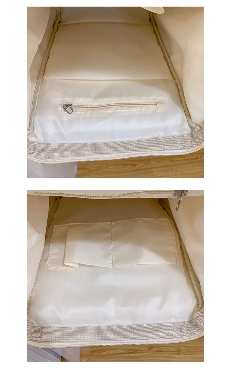 Kawaii Mochila japonesa estética escolar para niñas, bolsas de libros de escuela secundaria, gran capacidad, Azul