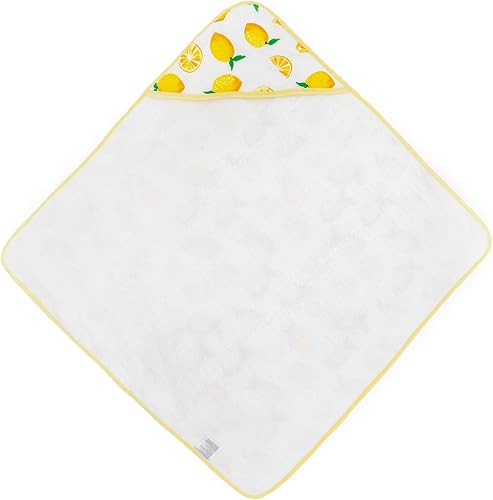 Miniatura 3 de Little Unicorn Toalla de baño con capucha de muselina de algodón y rizo para bebé, 100% muselina de algodón y rizo, extrasuave y absorbente, recién