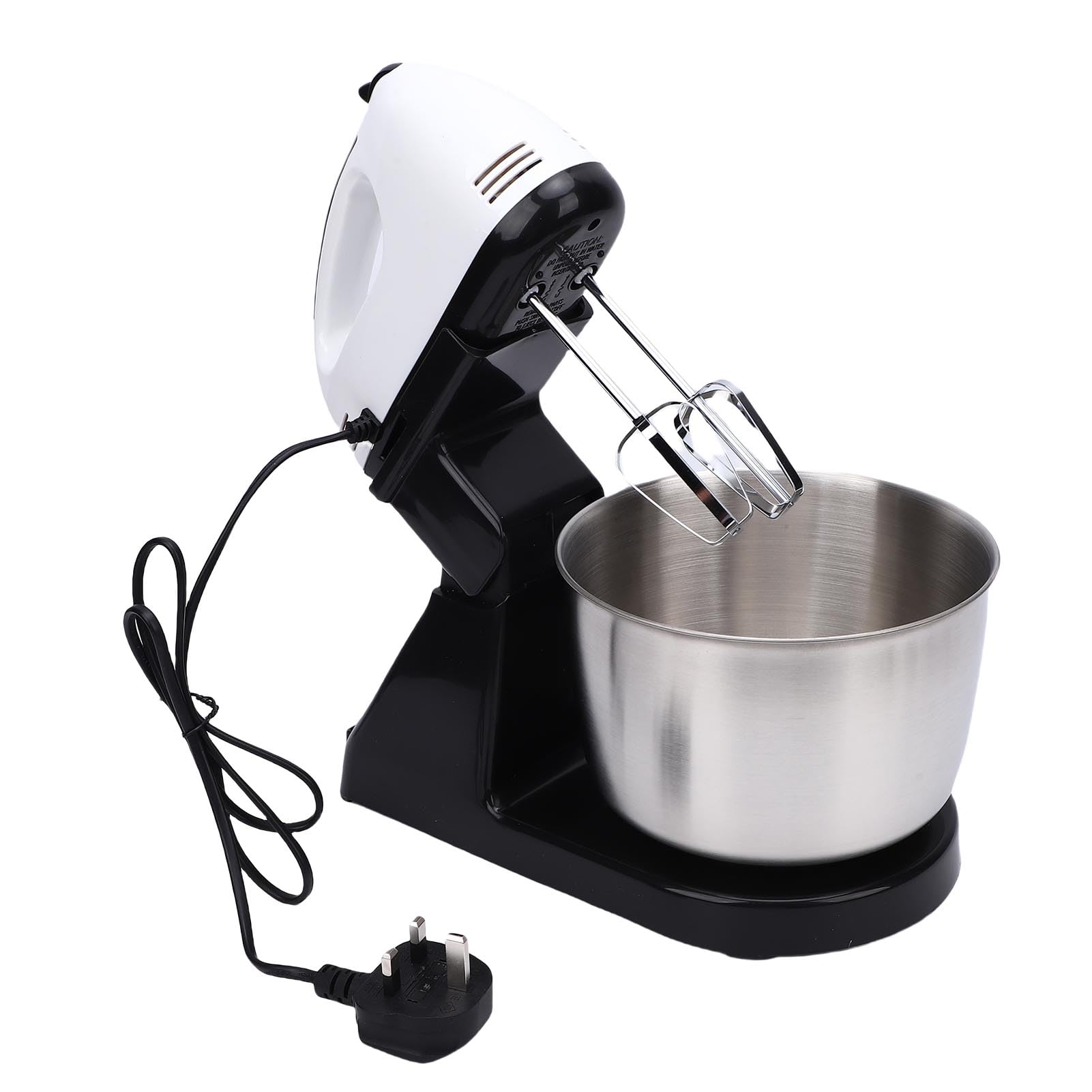 YUKERMARB Stand Mixer, 7 Speed Electric Kitchen Mixer with Stainless Steel Bowl for Small Kitchen Baking Cakes Bread Cookies Pastry