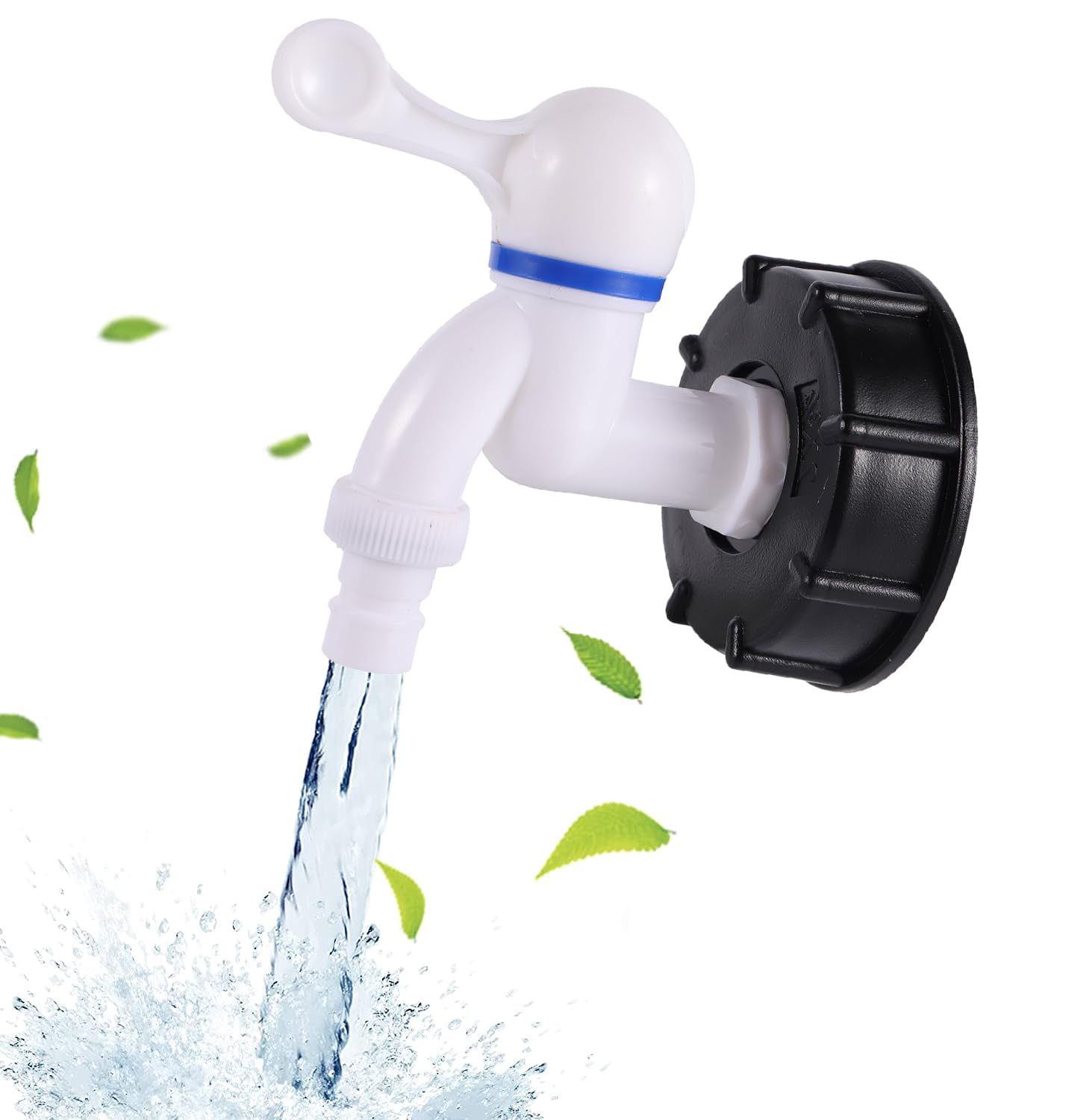 S60 1"3/4"1/2" Adapter do zbiornika IBC 1/2"3/4" Kran spustowy kranu Złącze gwintowane Części zamienne zaworów(8292)