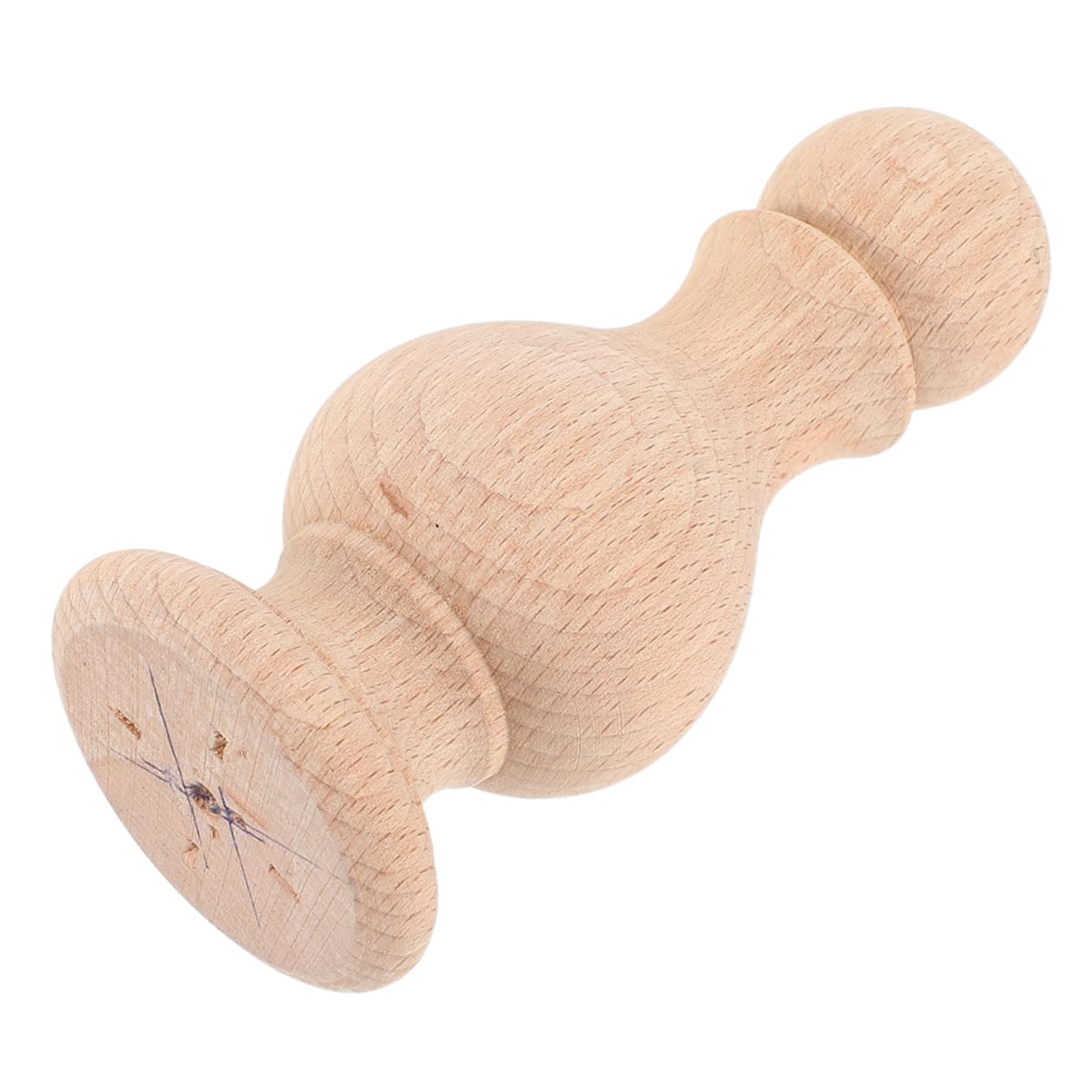 ibasenice Wooden Spindle Finial Unfinished Wood Decorative Caps for Furniture Roman Classical European Style Accent for Home Decor and Crafts