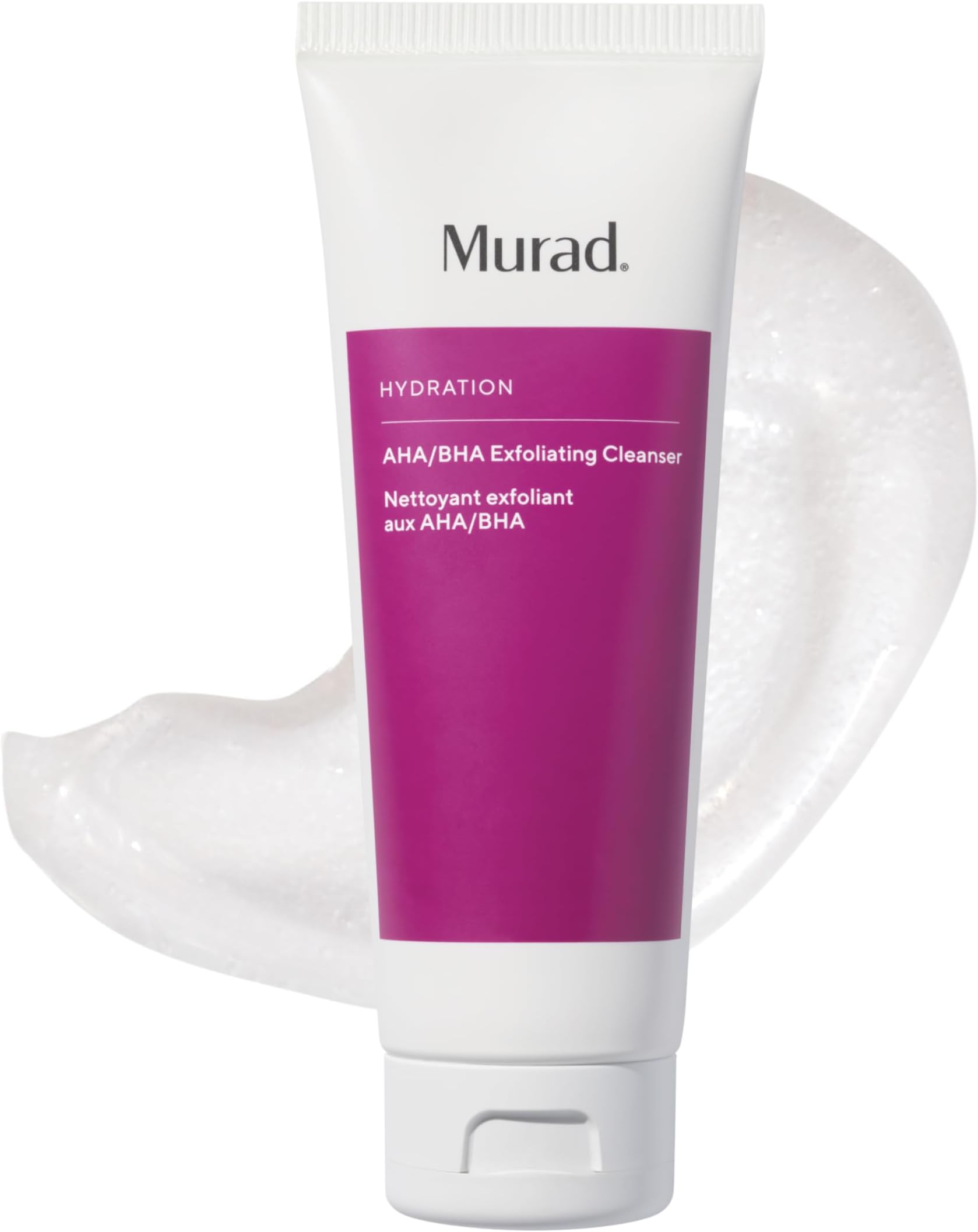 AHA/BHA Exfoliating Cleanser - Triple-Action Cleansing Exfoliator with Salicylic, Lactic, & Glycolic Acids - Creamy Face Wash Removes Dull, Dry Skin for Smoother, Softer Skin