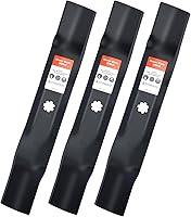 Grasscool E140 Mulching Blades 7-Star Pattern for John Deere 48" D140 D160 E170 LA145 LA140 - Replaces GY20852 GX21784