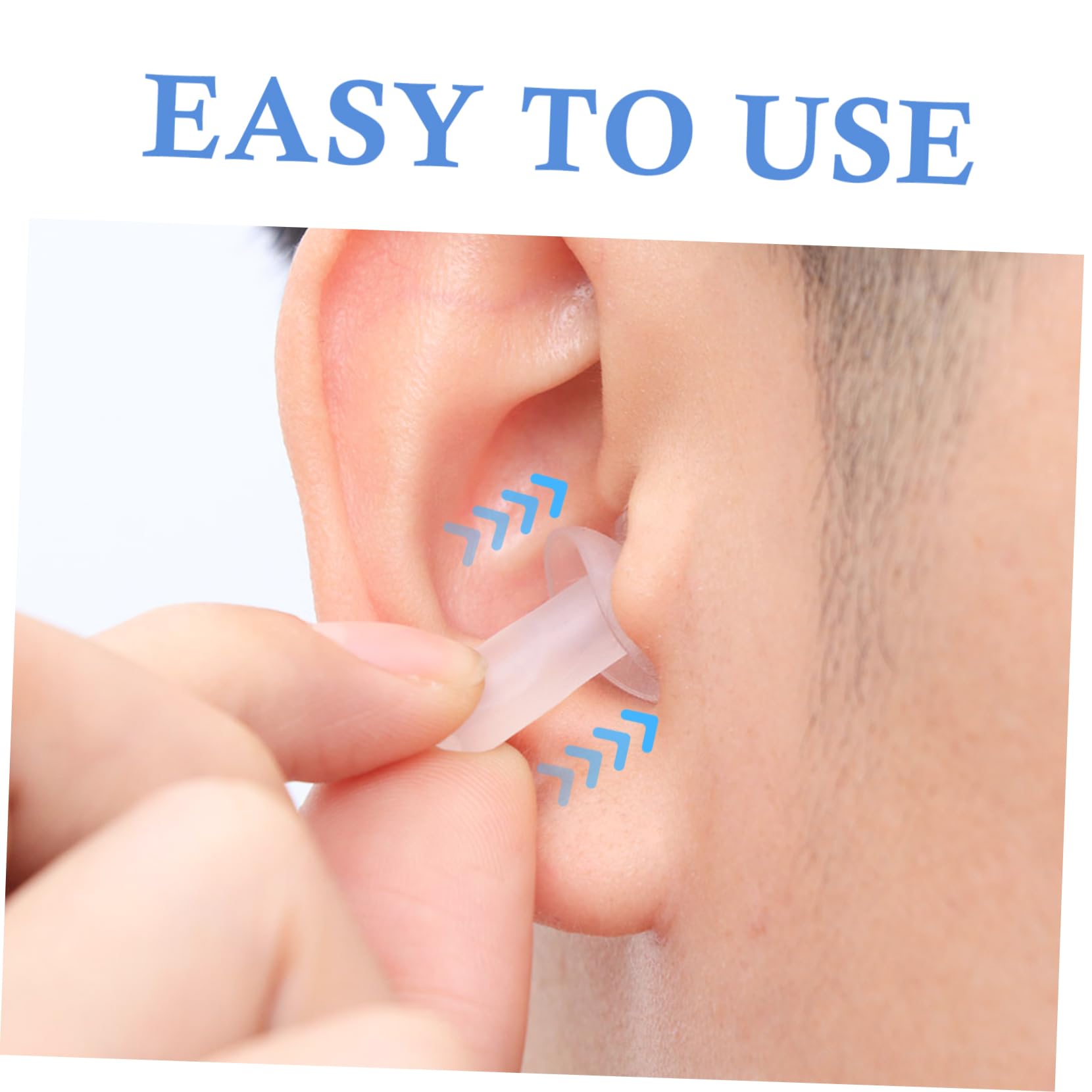 Mobestech 40 Piezas tapones para los oídos para dormir auriculares con cancelación de ruido con cable auriculares con cable tapones para los oídos de silicona proteccion