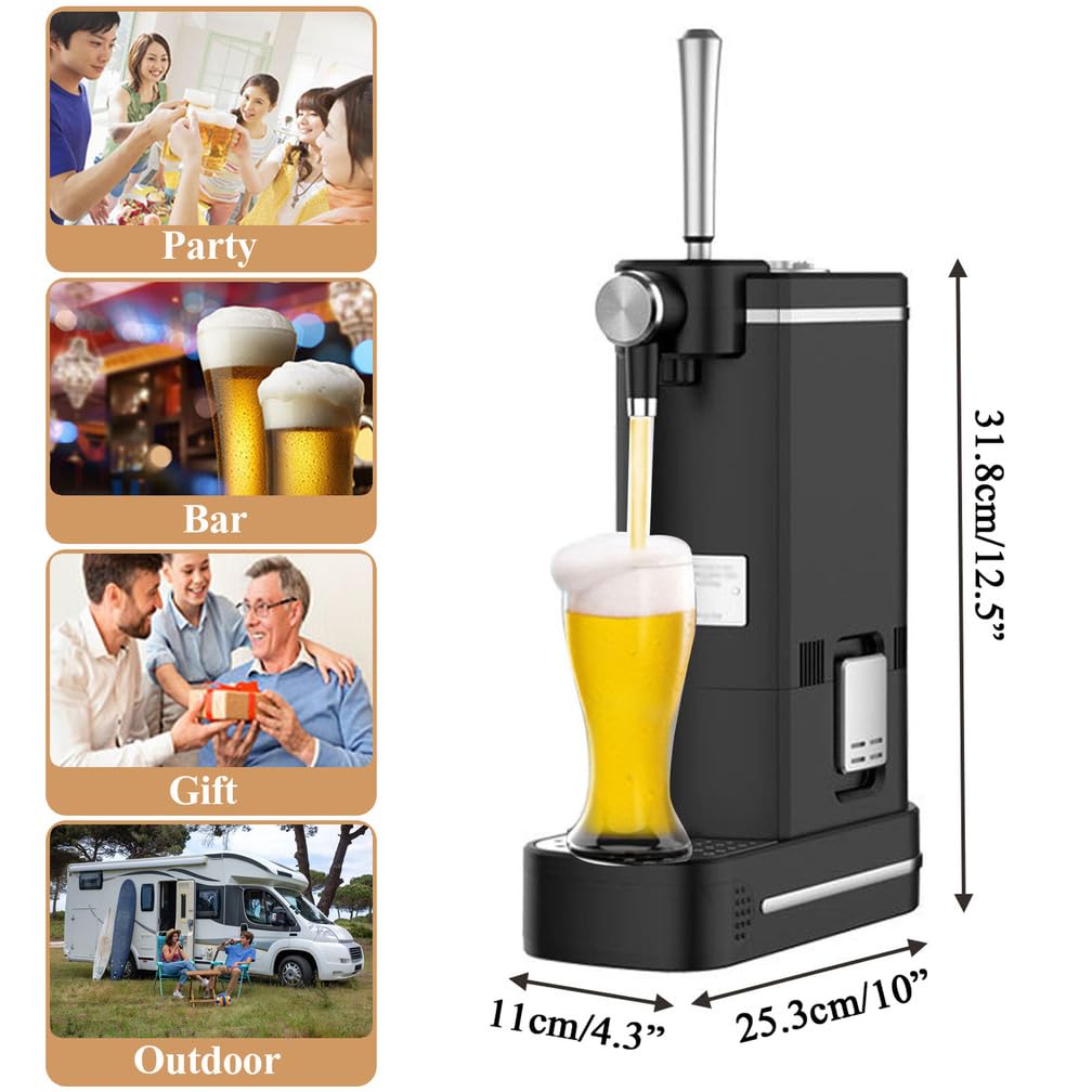 Dispensador De Cerveza con Enfriador,Tirador De Cerveza Portatil