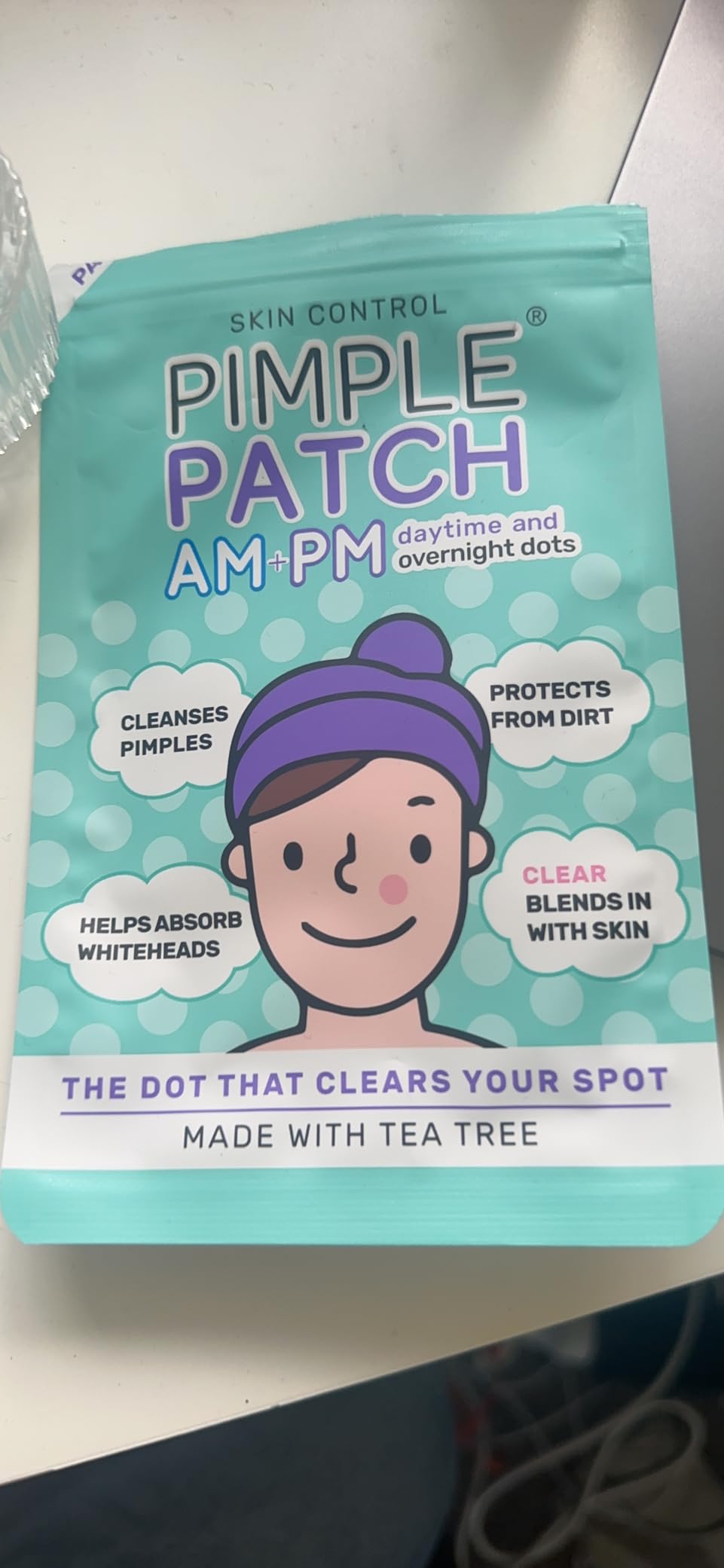 Skin Control Pimple Patch AM and PM Mixed Pack, 36 Acne Patches For Day & Night Use