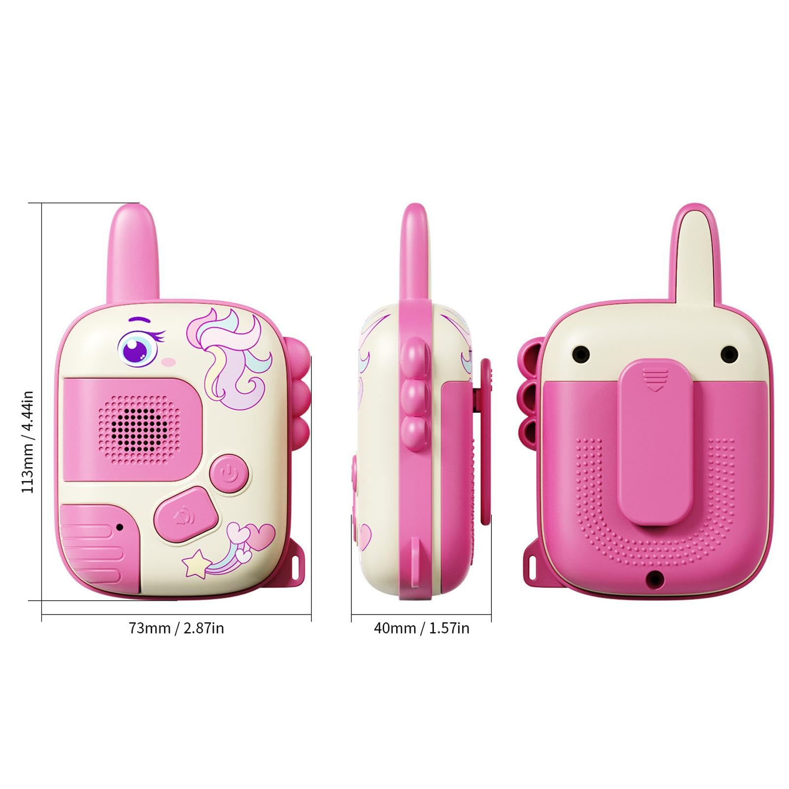 Talkie Walkie - ZHUODIKE - Jouet Enfant - Communication à Distance - Design Ergonomique - 3-12 Ans - Jeux - Jouets