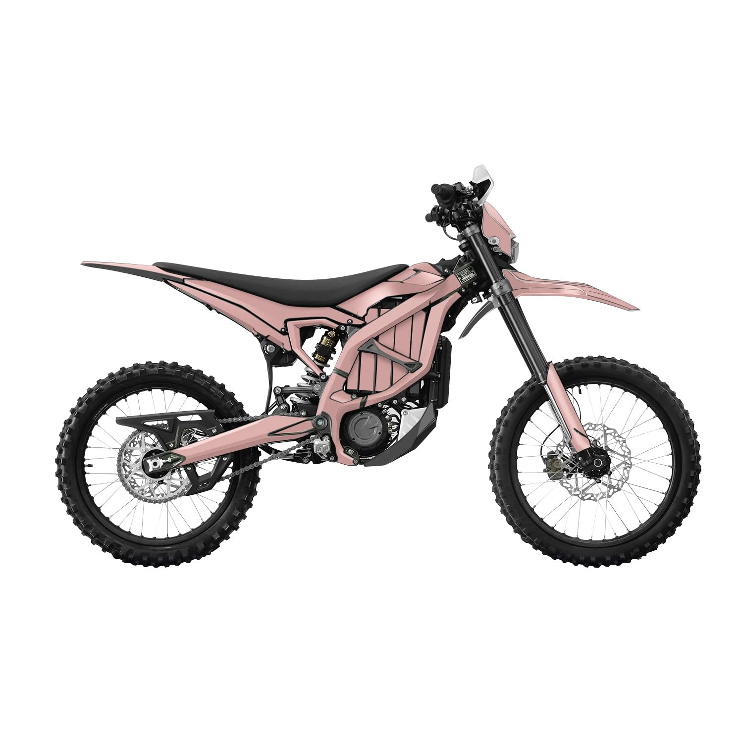 Surron Ultra Bee Graphics Kit Wrap - Solid Blush - Sur-Ron Skin - Premium 3M Vinyl Protective Wrap Decal Cover - Easy to Apply | Crafted in The USA by MightySkins