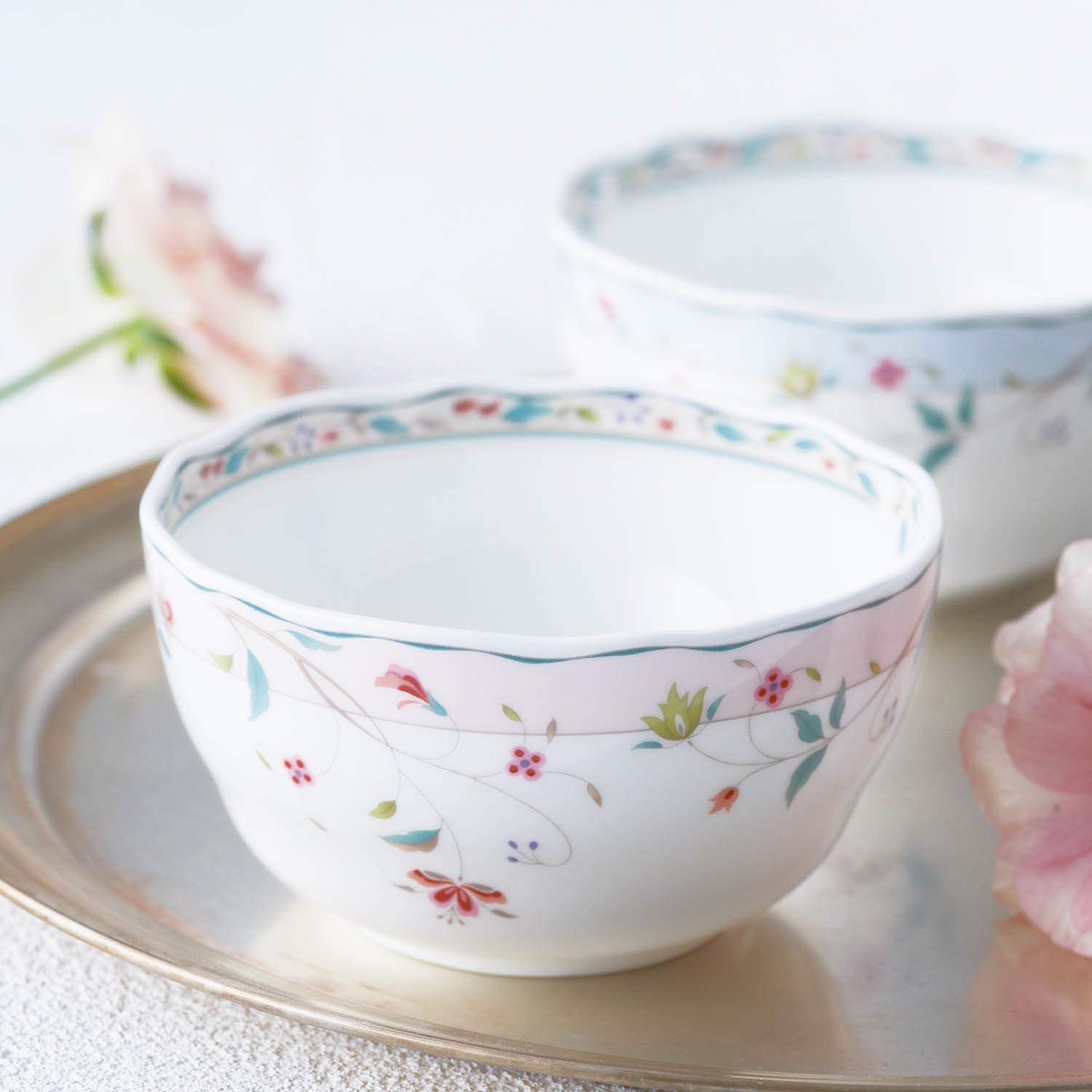 Amazon.co.jp: Noritake ノリタケ ボウル 11cm 350cc 花更紗 電子
