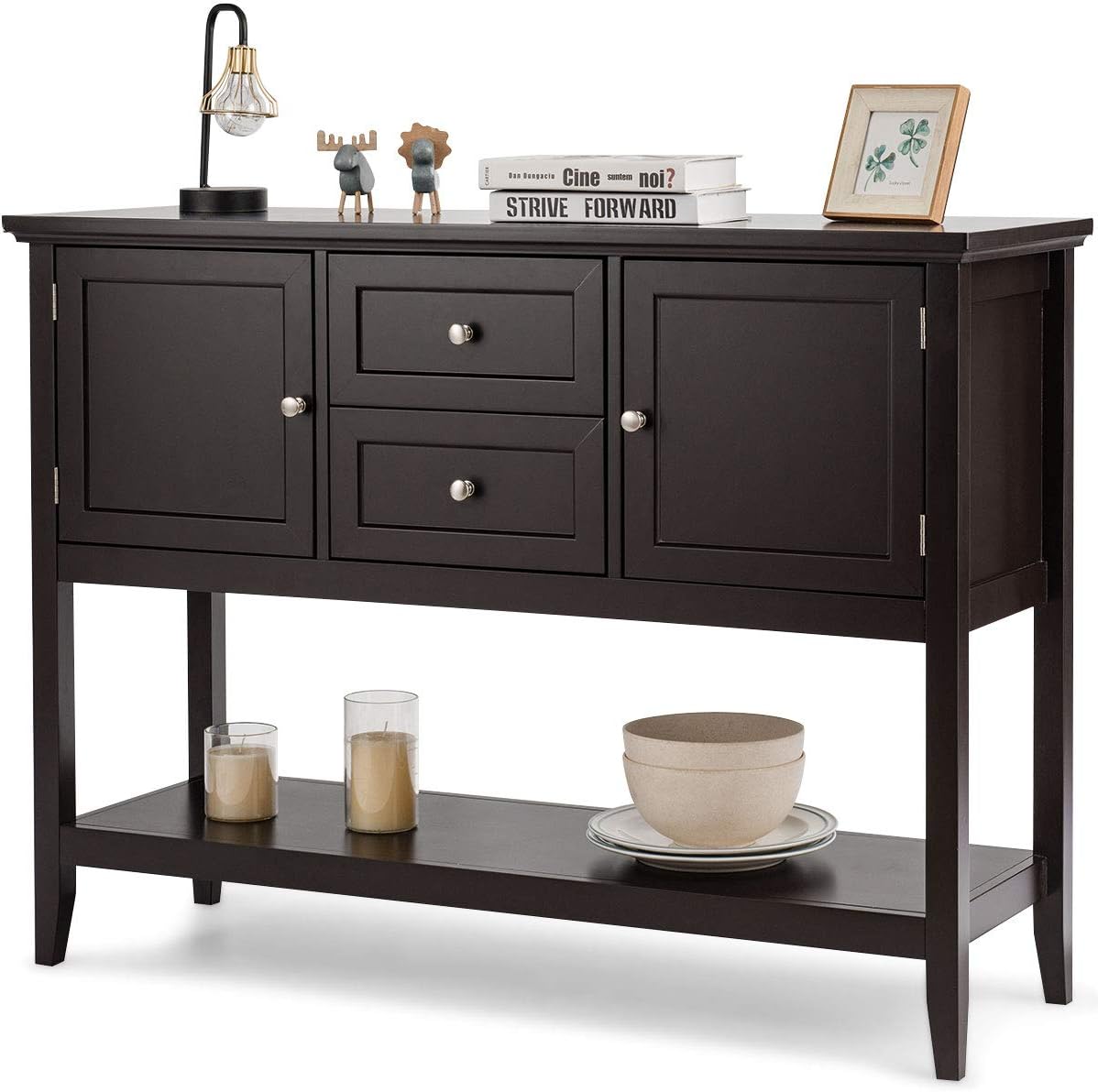 Giantex Buffet Sideboard, Wood Storage Console