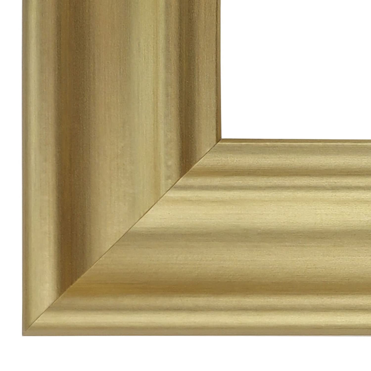 BIRAPA Bergamo - Cornice portafoto in oro singolo, 100 x 100 cm, in legno MDF con vetro sintetico antiriflesso