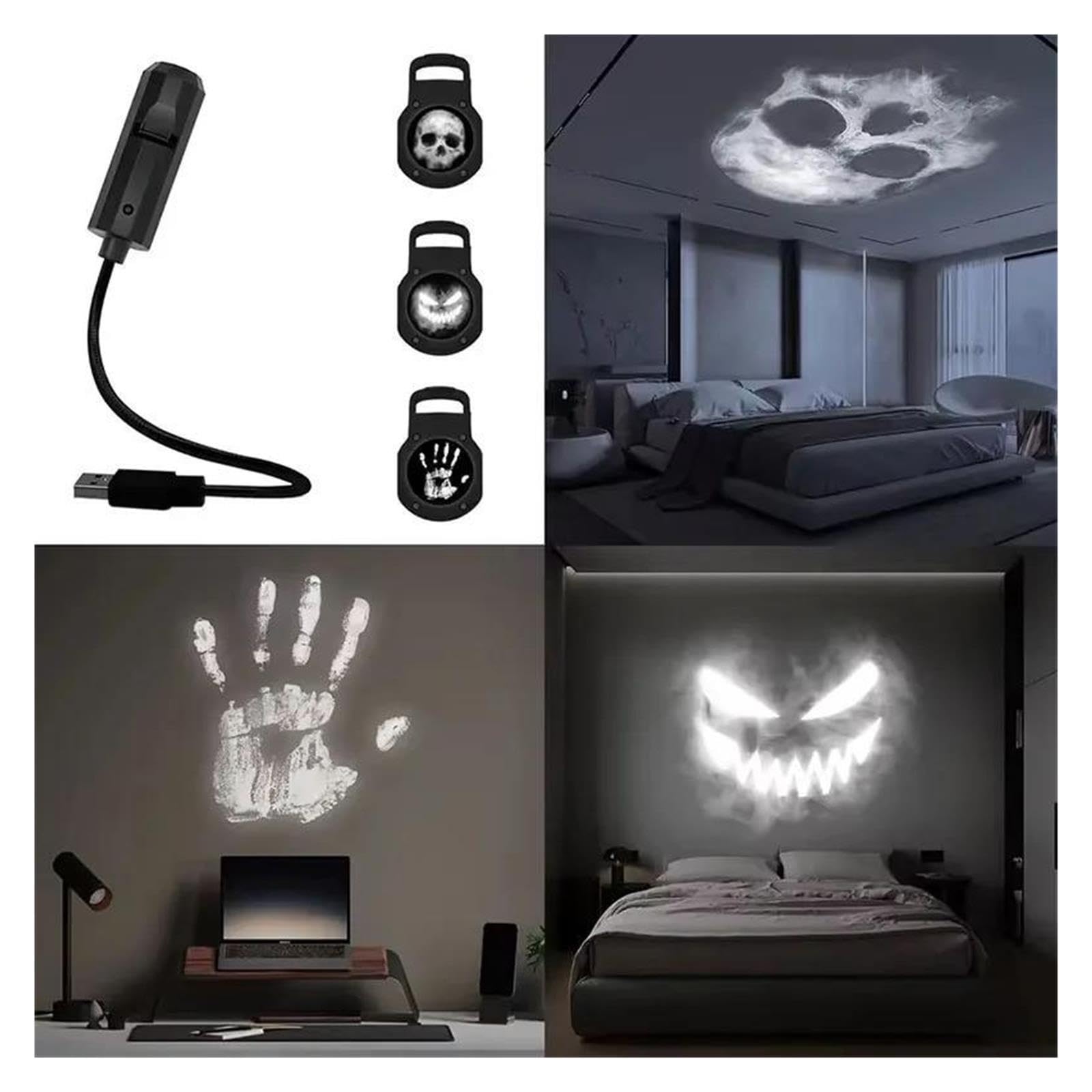 Luz De Proyección USB, Ambiente Festivo De 5 V